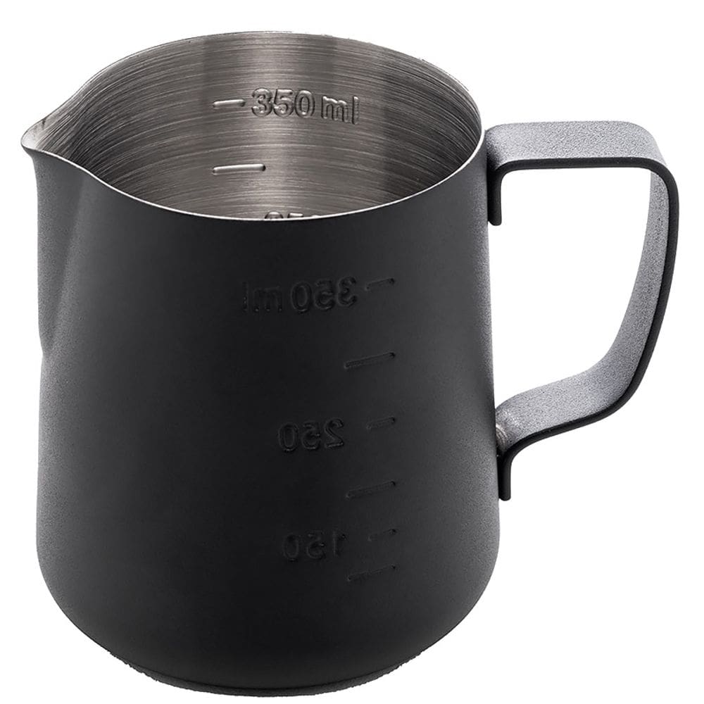 Leiteira de Aço Inox Preta 350ml 2959 - Lyor