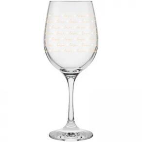 Taça de Vinho Barone Love Gold 490ml Love 7056015 - Allmix
