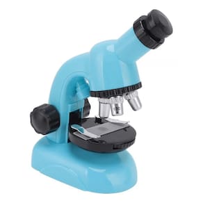 Microscópio Didaticol 100X 400X 1200X Bio Port Azul No22Az