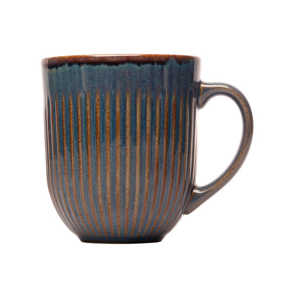 Caneca de Cerâmica Linear Azul 380ml 220652 - Lyor