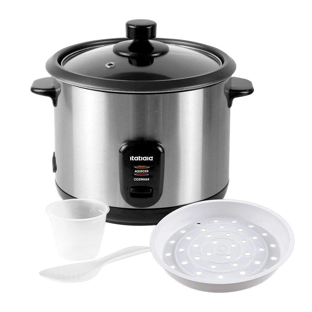 Panela de Arroz Elétrica Itatiaia PAMID | 1,5 Litros, Inox
