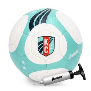 Bola de futebol Franklin Sports NWSL Kansas City Tamanho atual 1