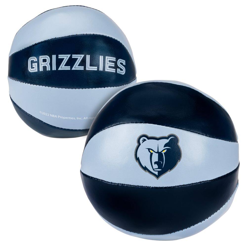 Bolas de basquete de brinquedo Franklin Sports NBA Memphis Grizzlies, pacote com 2