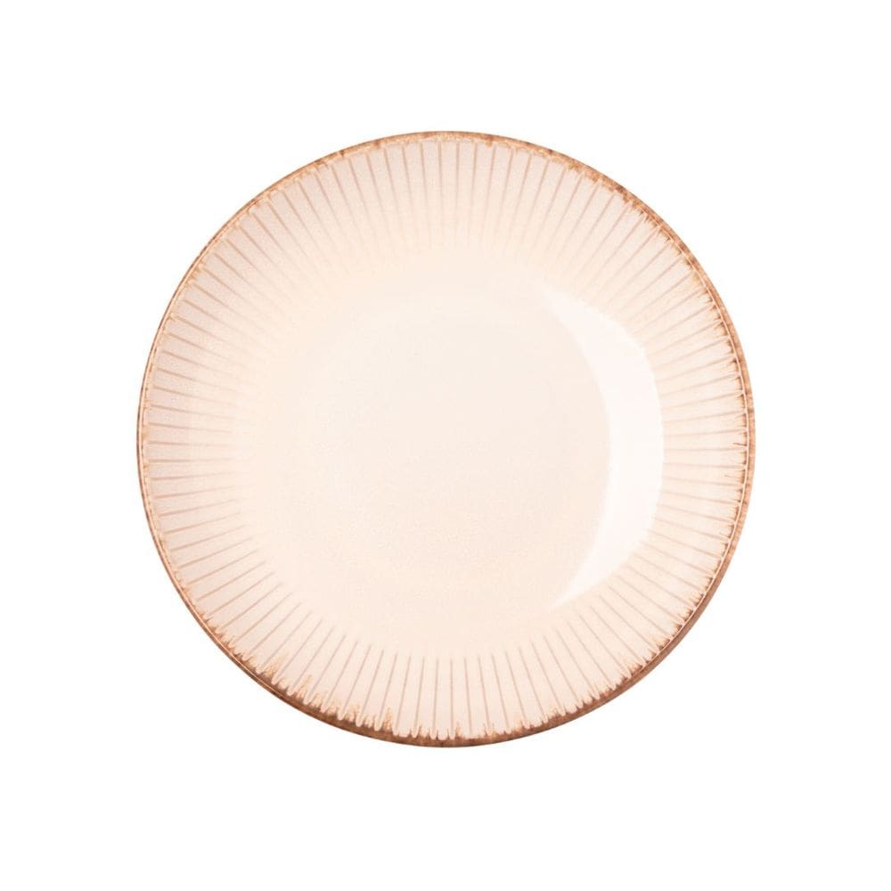 Prato para Massa de Cerâmica Linear Branco 23cm 220658 - Lyor