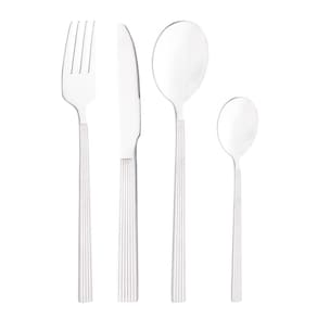 Conjunto Faqueiro Athenas Aço Inox 16 pçs 220060 - Lyor