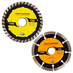Kit 2 Disco Serra Circular 115mm-100mm Mármore Concreto