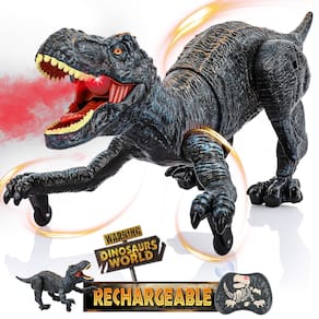Brinquedo de dinossauro com controle remoto Hot Bee T-Rex para crianças de 3 a 7 anos