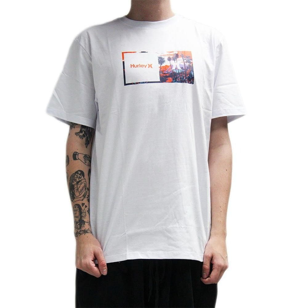 Camiseta Hurley Calibox SM25 Masculina Branco