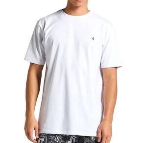 Camiseta Volcom Stone Blanks SM25 Masculina Branco