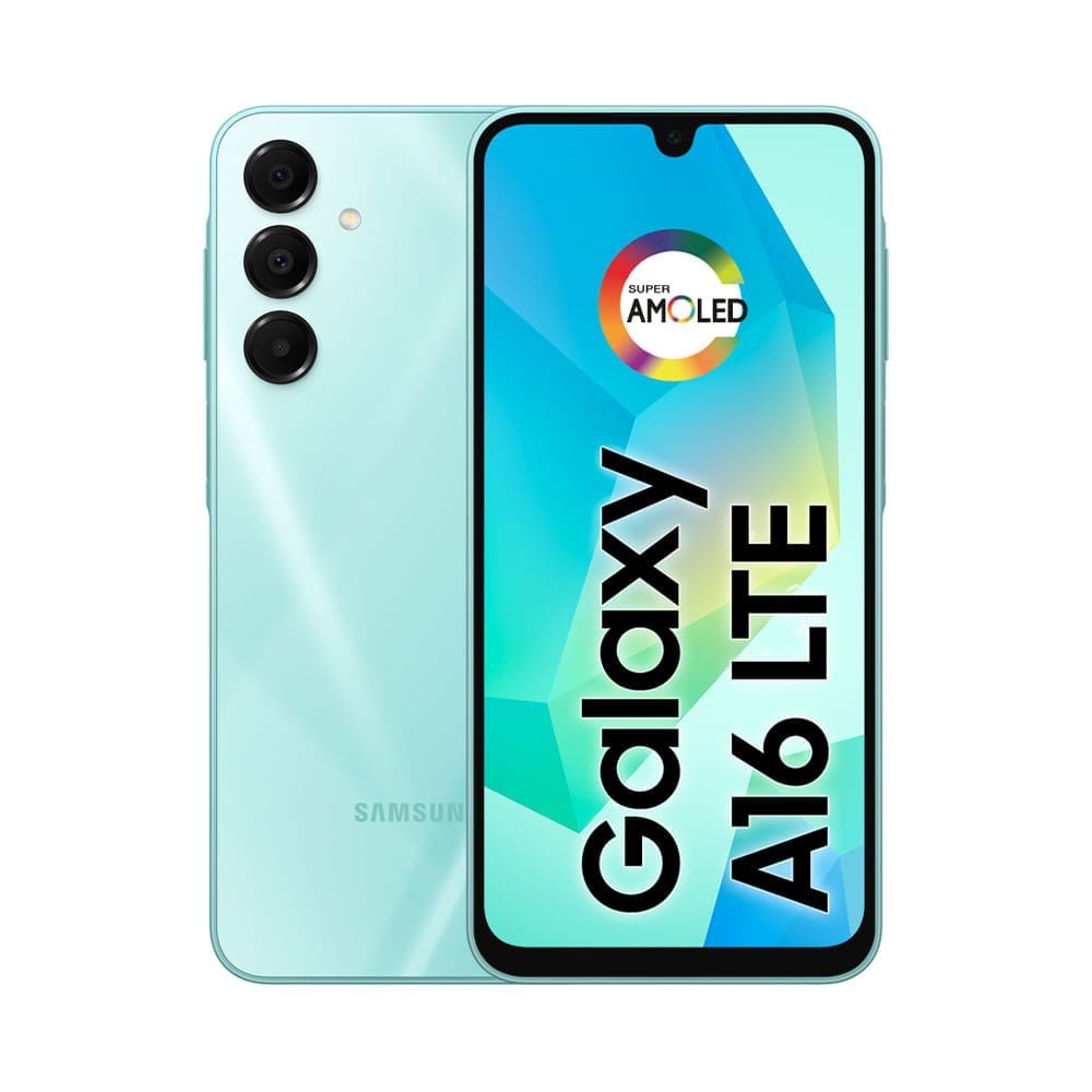 Celular Samsung Galaxy A16, 128GB + 4GB RAM, Câmera de até 50MP, Tela 6.7&quot;, NFC, IP54, Bateria 5000 mAh Verde Claro