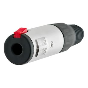 Jack P10 Fêmea Estéreo Linha HYX HJ071 com Trava