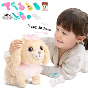 Brinquedo de pelúcia para cachorros Kindenwinn Golden Retriever com Control 3+ Ye