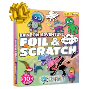 Kit de artes e ofícios Craftikit Rainbow Adventure Kids 4-10