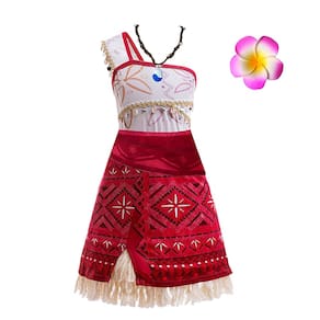 Traje Hewtwerck Moana Ocean Princess para meninas de 4 a 5 anos