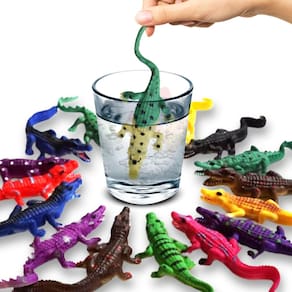 Brinquedo SENSORY4U Crocodile, 16 peças, boneco de ação de 15 cm, jacaré
