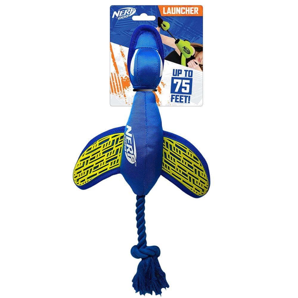 Pato lançador grande de nylon Toy Nerf Dog para cães