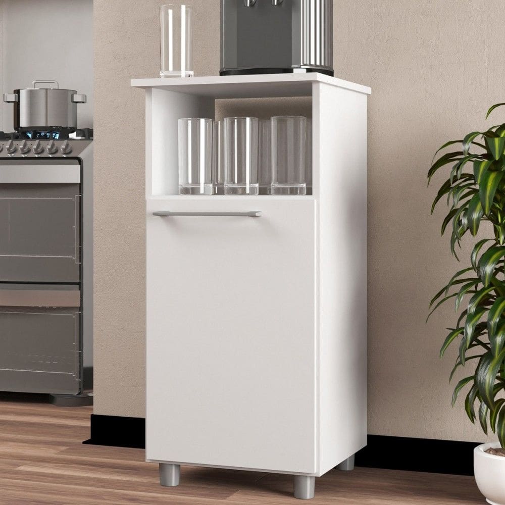 Armário de Cozinha Itália 1 Porta Branco - Panorama Móveis