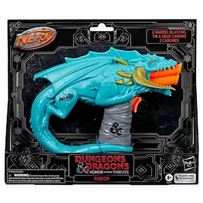 Blaster Nerf Dungeons & Dragons Rakor com 4 dardos Elite 2.0
