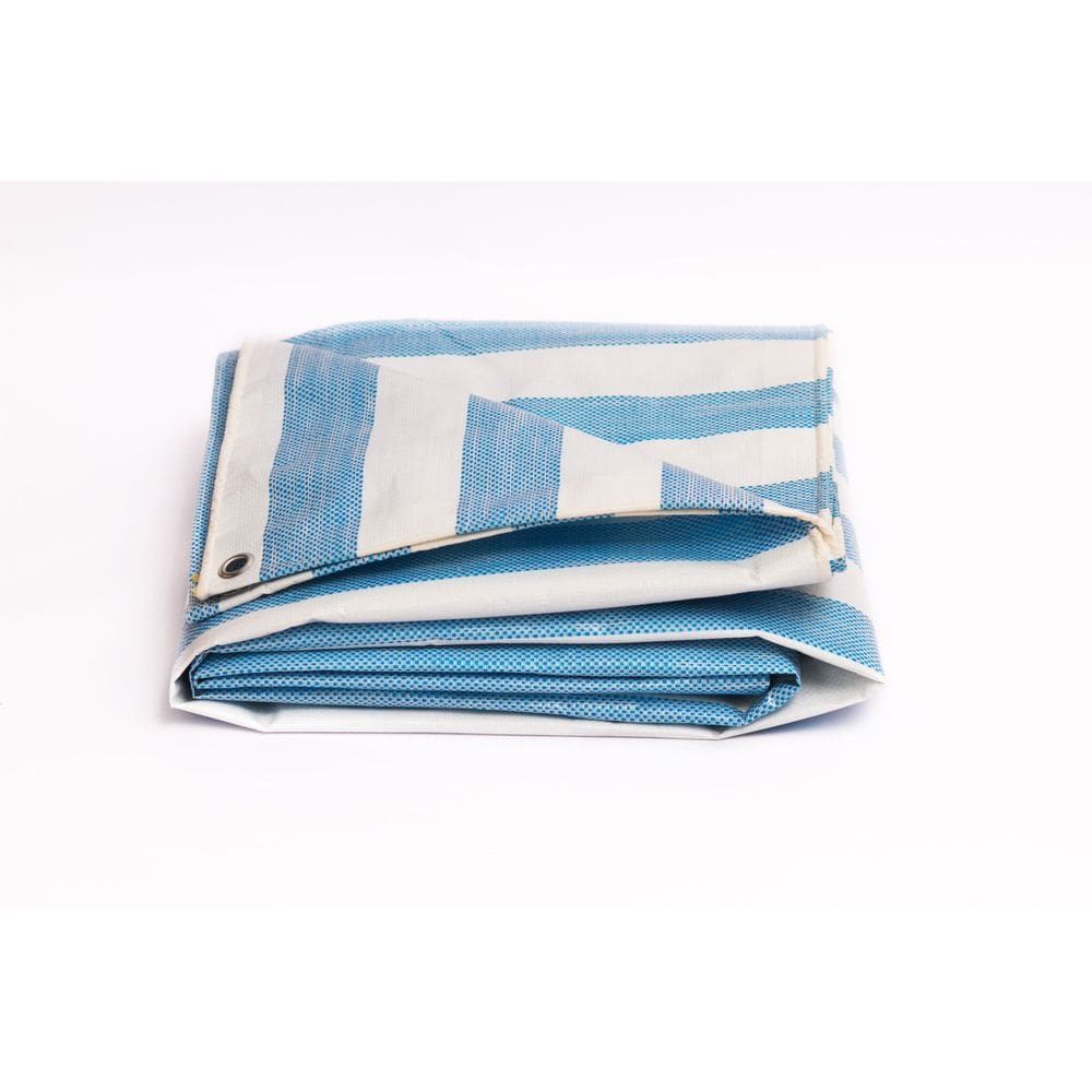 Lona Impermeável 3,5x5,5 310 Azul e Branca - Primelonas SK