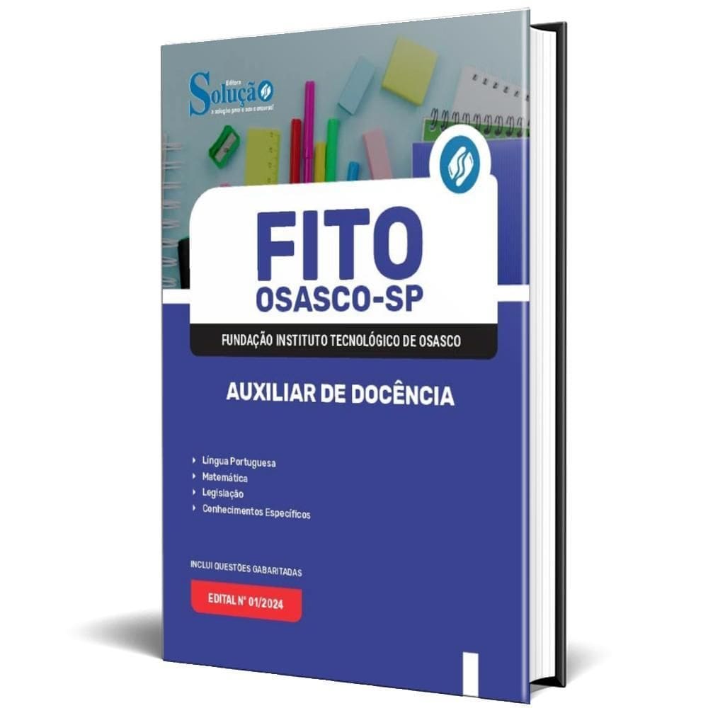 Apostila Fito Osasco 2024 - Auxiliar De Docência