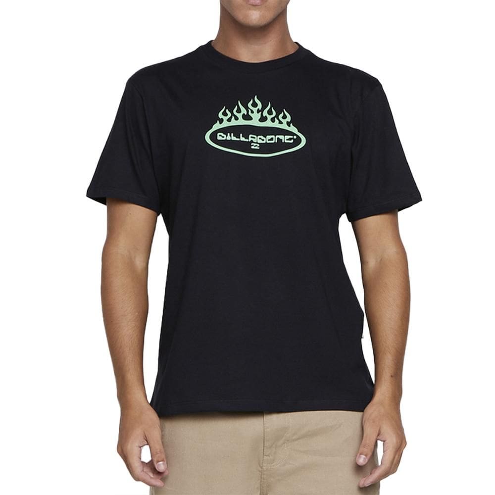 Camiseta Billabong Firey SM25 Masculina Preto