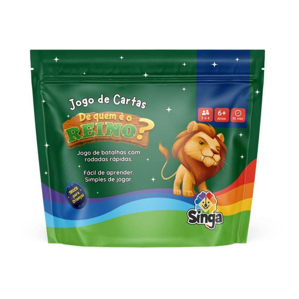 De quem é o Reino?  Jogo de Cartas Singa
