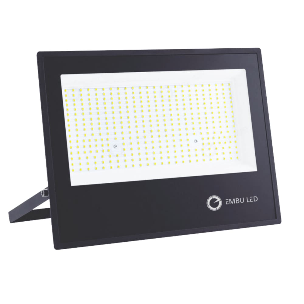 Refletor Led 600W 6000K IP66 Bivolt Preto