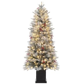 Árvore de Natal GAOMON de 1,4 m com 200 luzes LED brancas quentes