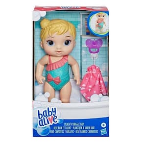Boneca Baby Alive Banhos Carinhosos Loira Hasbro