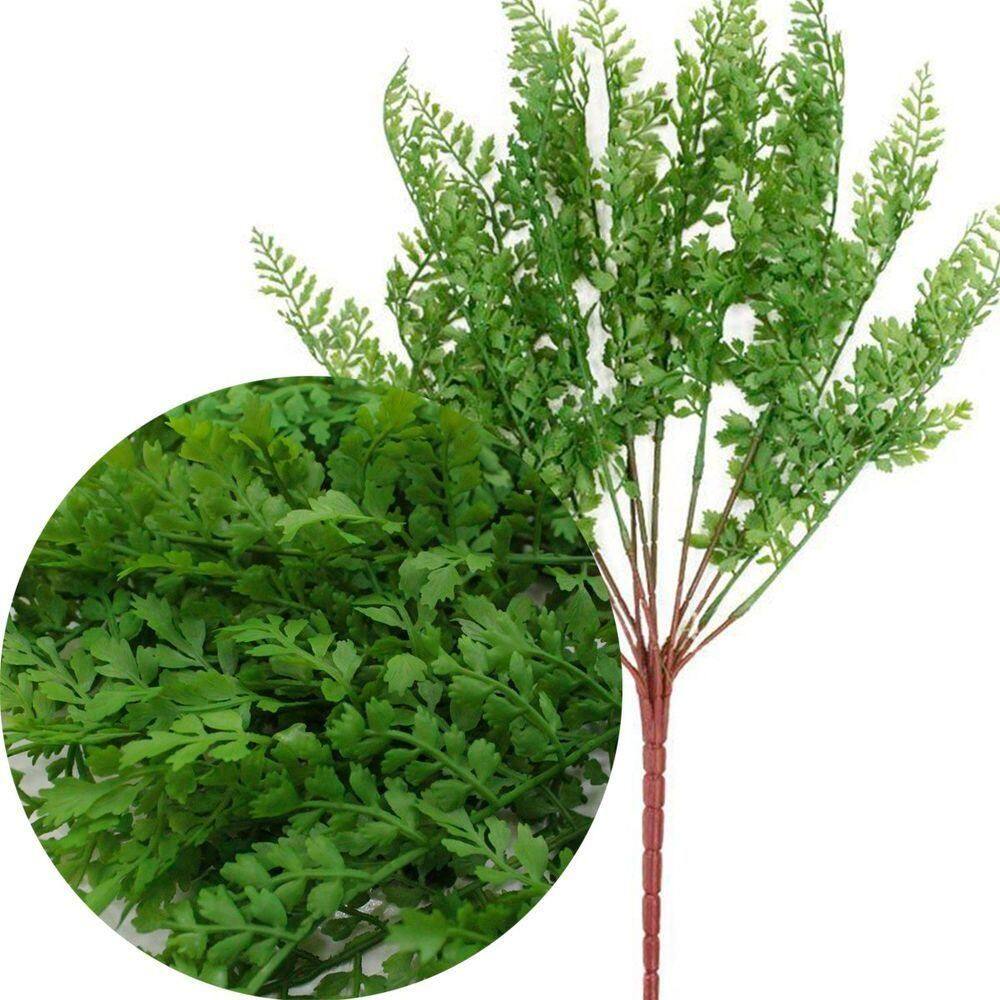 2 Ramos Salsinha Artificial Flor Plantas Com 13 Galhos 46cm