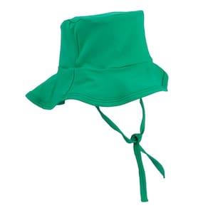 Chapéu Praia Bebê e Infantil Proteção UV Verde Grama Concuca