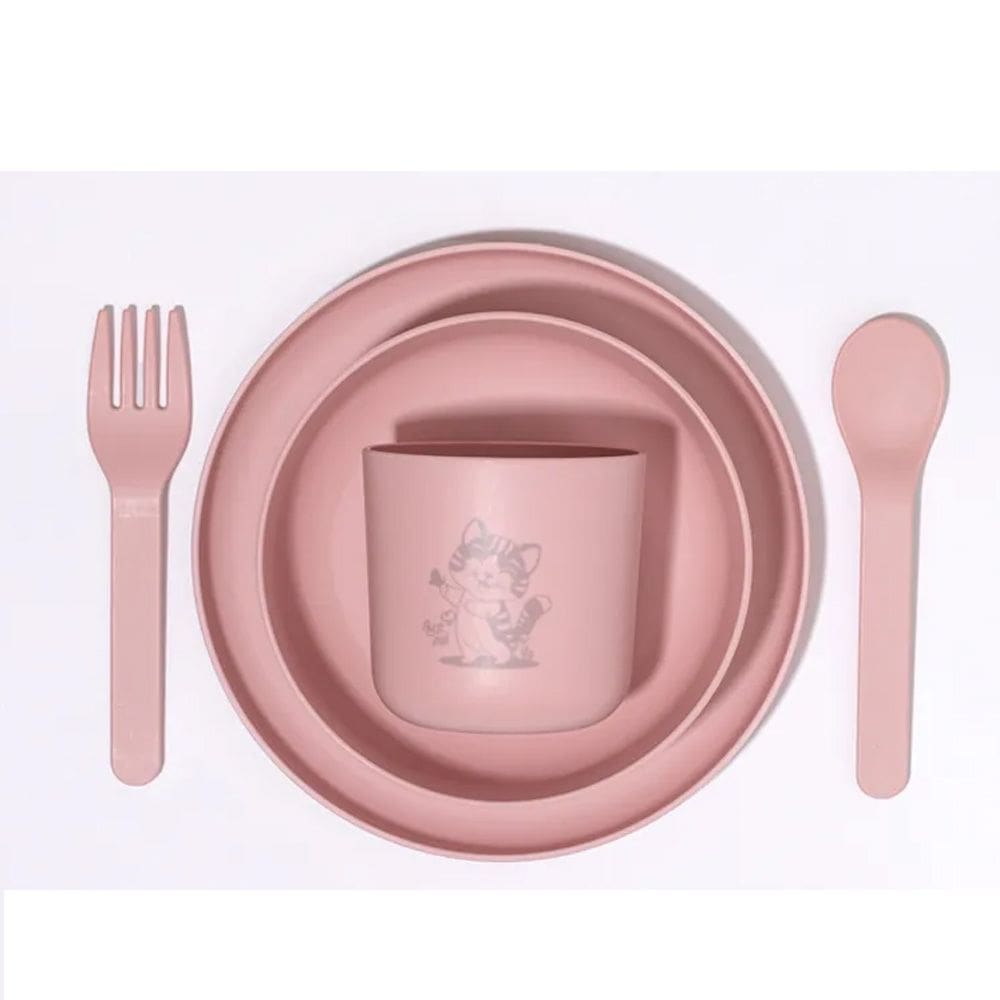 Kit Alimentação 5peças +12m Rosa Petit Piá