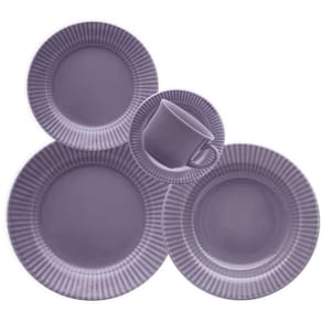 Aparelho de Jantar 30 Peças Canelé Roxo Oxford