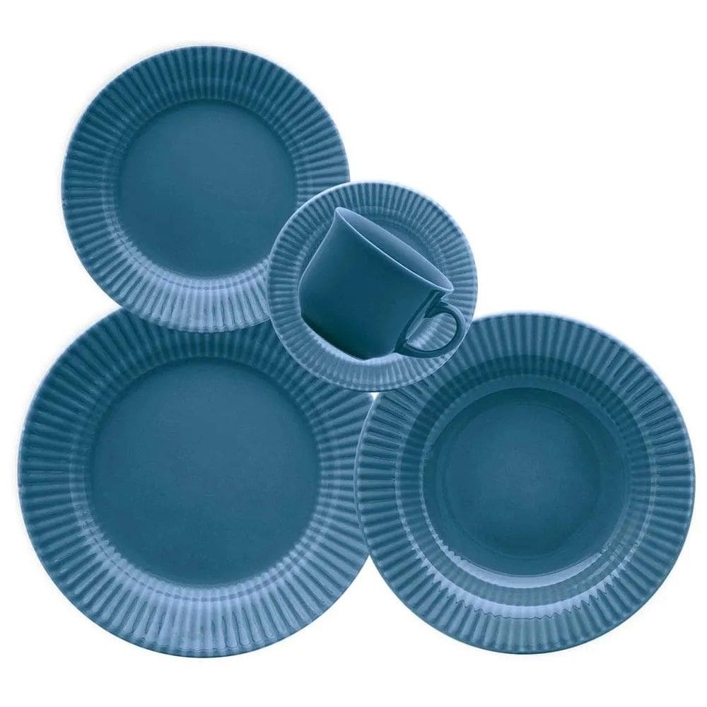 Aparelho de Jantar 30 Peças Canelé Azul Oxford