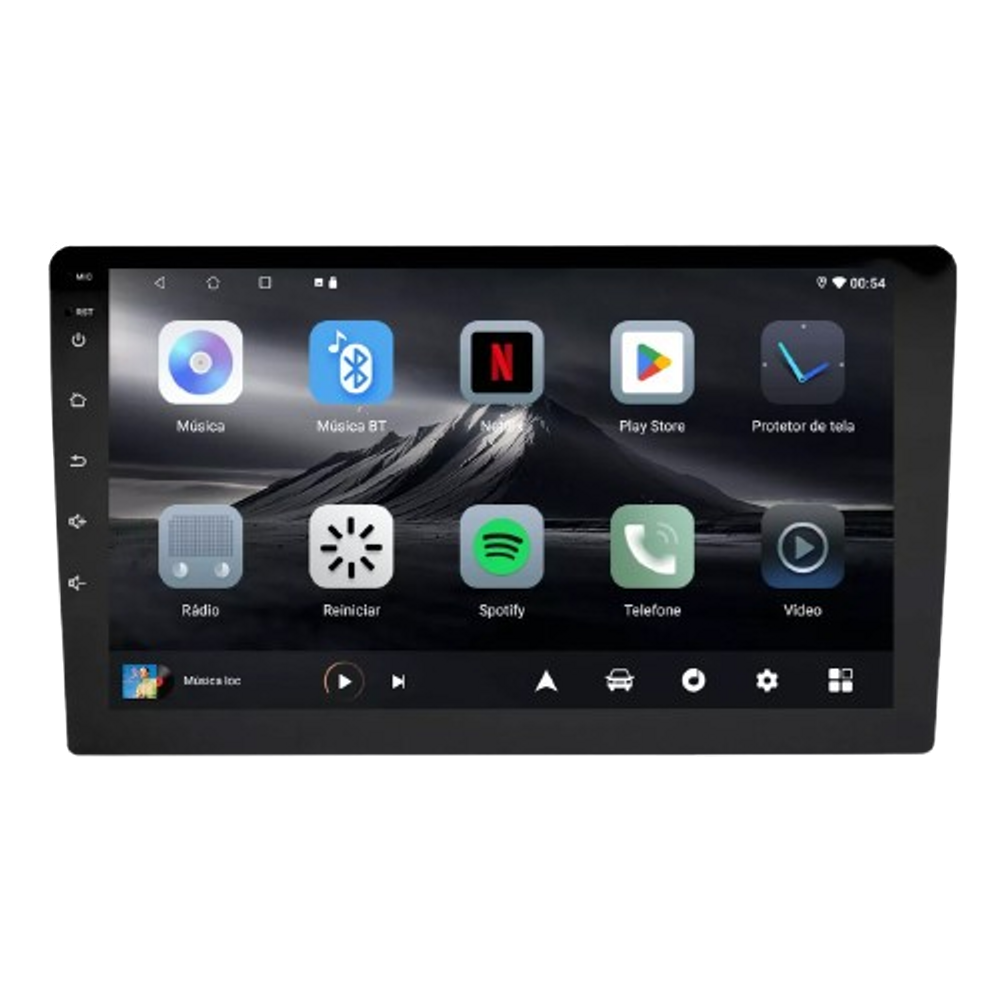 Central Multimídia Ecosport 2014 2015 2016 2017 2018 Adak G2 Tela de 9" QLED 2GB de RAM 64GB Android Auto e Carplay + Câmera de ré