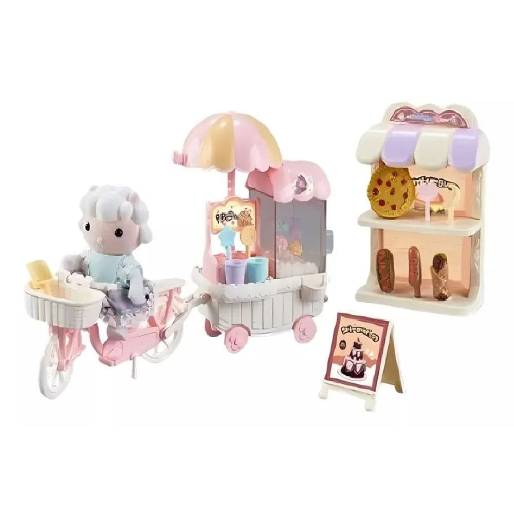 Brinquedo Casinha Feliz Sorveteria Com Acessórios Zoop Toys