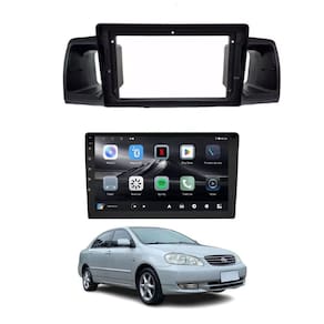 Central Multimídia Corolla 2003 2004 2005 2006 2007 2008  Adak G2 Tela de 9" QLED 2GB de RAM 64GB Android Auto e Carplay + Câmera de ré