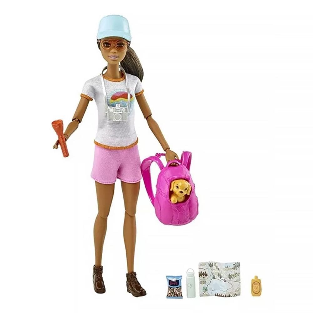 Boneca Barbie Dia de Trilha com Pet GKH73 HNC39 - Mattel