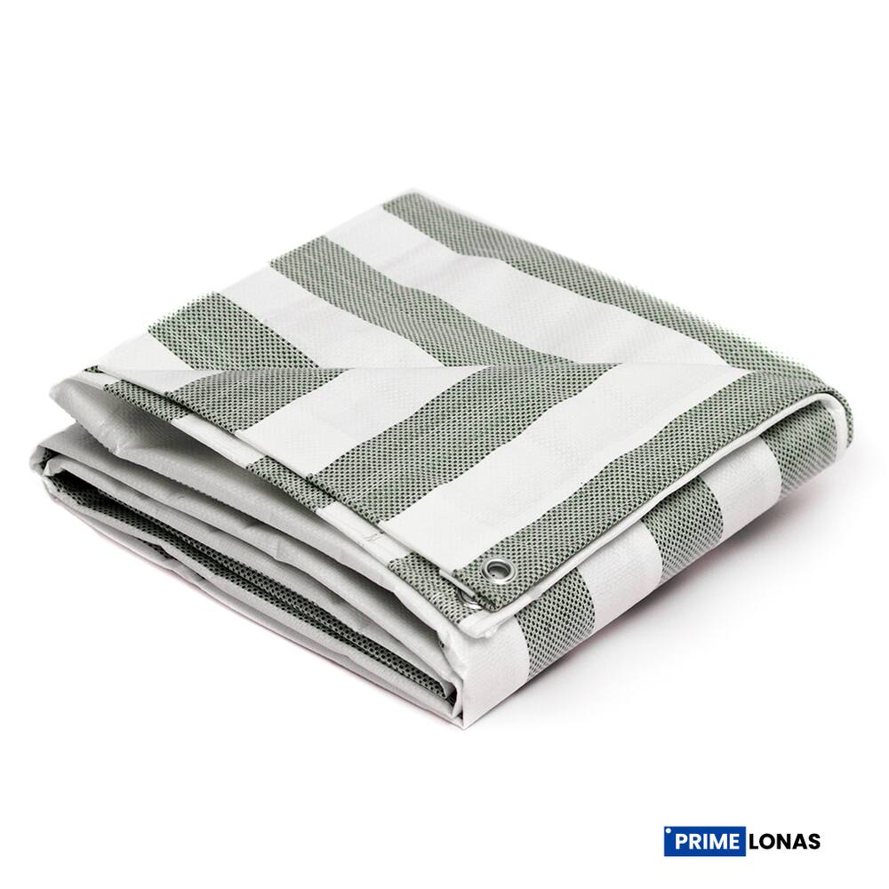 Lona Impermeável 3x5 310 Verde e Branca SK