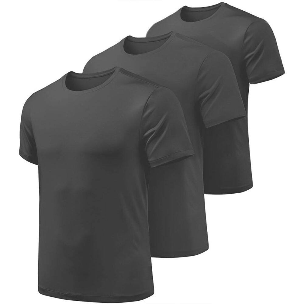 Kit com 3 Camisetas Manga Curta Dryfit Masculina Proteção UV