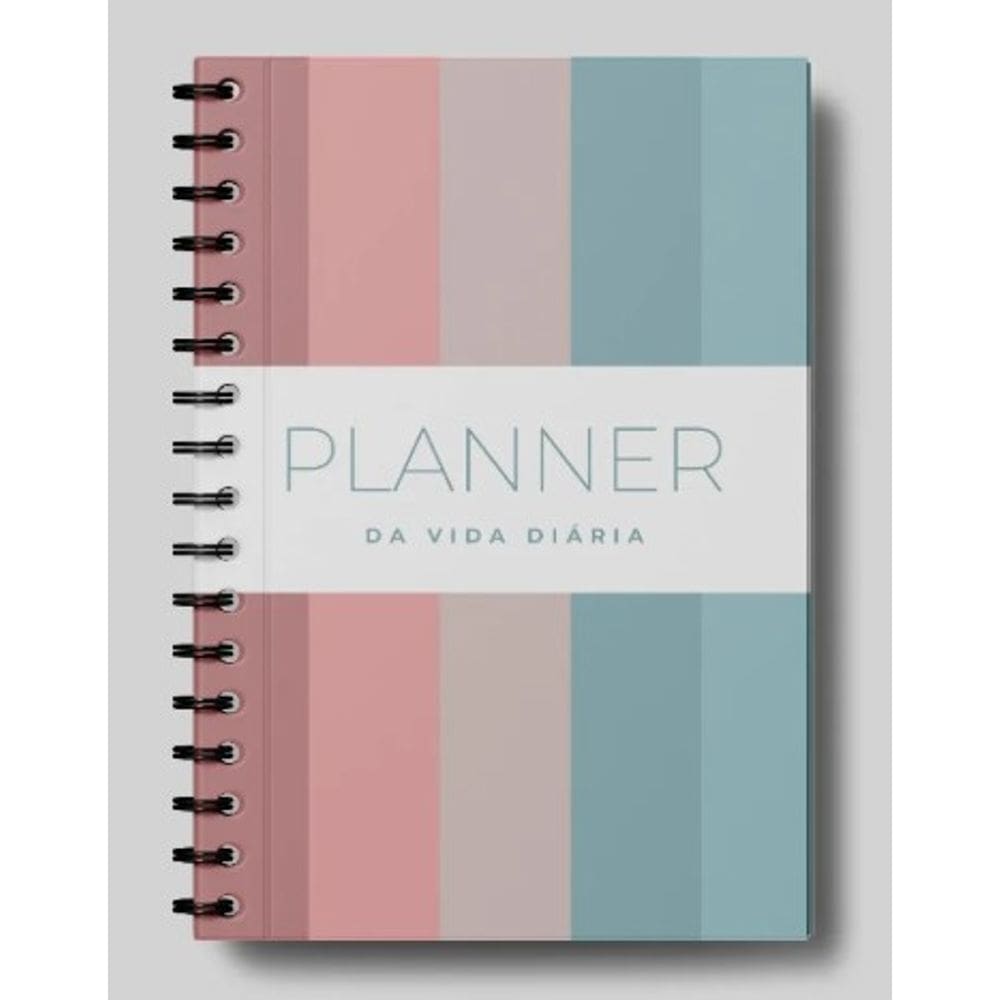 Planner da Vida Diaria Color Barras