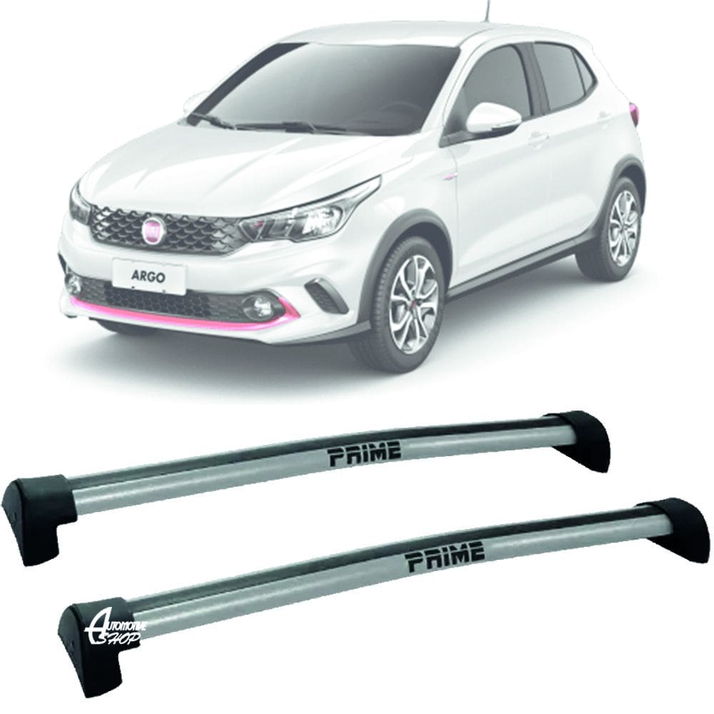 Rack Teto Aluminio Prime iat Argo Cronos 17/ 24 Prata PR070