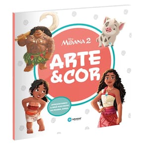 Livro Moana 2 Arte e Cor