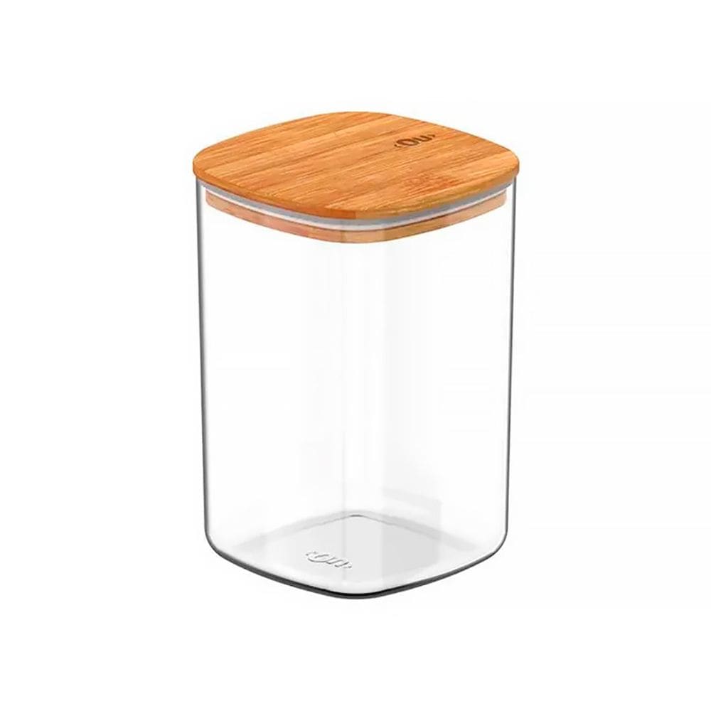 Pote Hermético Keep 1L com Tampa em Bambu PHB205NT - Ou