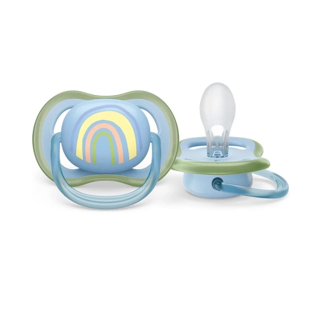 Chupeta Ultra Air 0-6m Azul Arco-iris Philips Avent