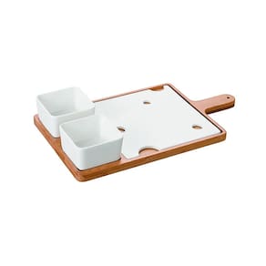 Conjunto para Queijo em Porcelana 4 pçs PCLN-020 - Etilux