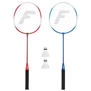 Conjunto de raquetes de badminton Franklin Sports para 2 jogadores vermelho/branco/azul
