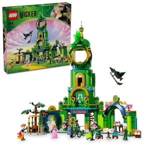 Toy LEGO Wicked Bem-vindo à Emerald City com torre de mais de 9 anos