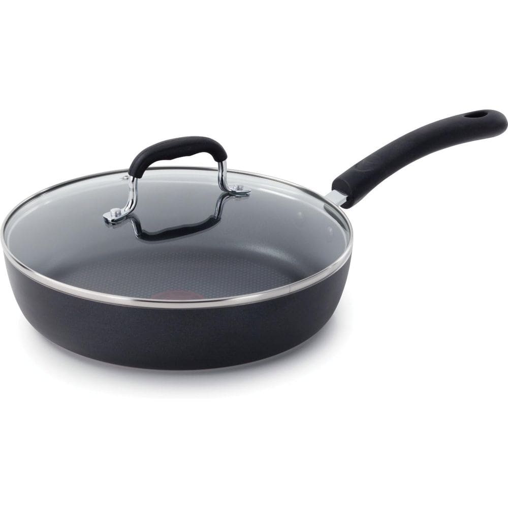 Fry Pan T-Fal Experience, antiaderente, 26 cm com tampa, lâmina de indução