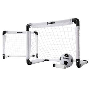 Conjunto de metas de futebol Franklin Sports Kids Mini com bola e bomba
